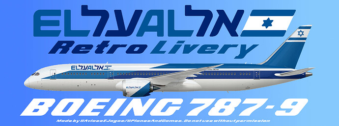 EL AL Retro 787-9